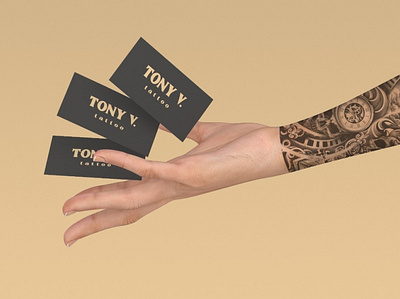 Tony V. branding businesscard illustrator logo psd tattoo