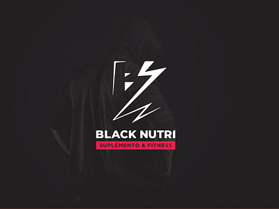 Black Nutri - Logo black fitness logo health identidade visual logo