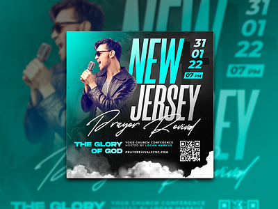 New Jersey: Prayer Revival app branding design graphic design illustration logo typography ui ux vector