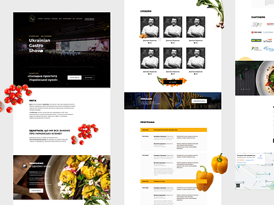 Ukrainian Gastro Show — Figma and Webflow