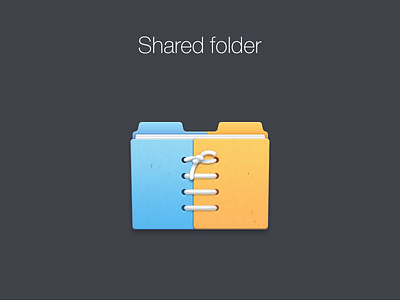 Shared Folder app application desktop icon interface mac mac os ui