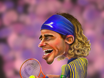 Gustavo Kuerten Caricature