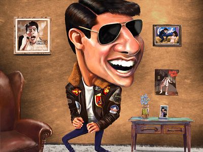 Tom Cruise Caricature
