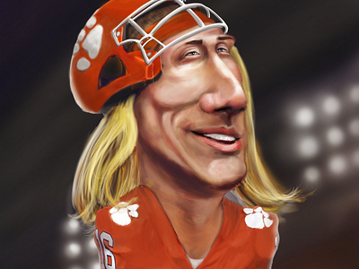 Trevor Lawrence Caricature