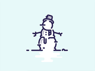 Snowman ! card character christmas holiday illustration screenprint snow snowman. snow vector winter
