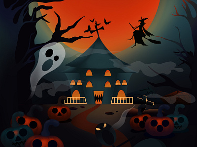 Hallowen Day's Illustration procreate illustration