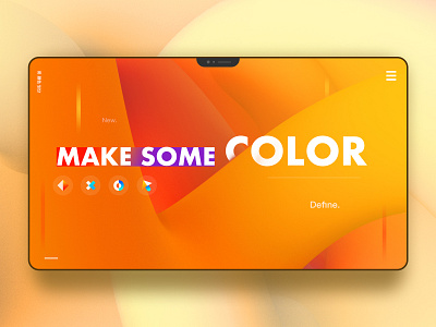 Make some color c4d color design ui web