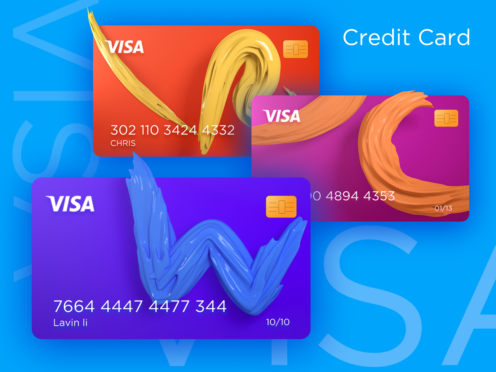 Credit Card by Chrisren on Dribbble