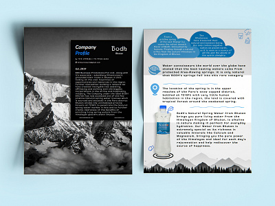 Bodh Bhutan Company Profile bhutan water design document graphic design illustration water