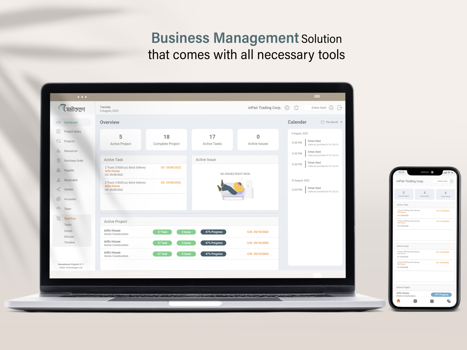 Business Management Solution For All By Mainul Hossen On Dribbble