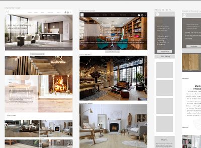 UX/UI design and prototype for a flooring company NYC app branding design figma graphic design illustration logo typography ui ux vector web design