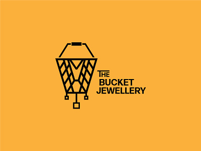 The Bucket Jewellery branding bucket illustration jewellery logo