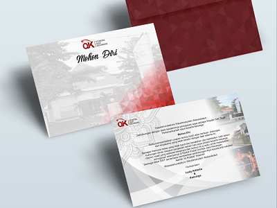 Greeting card and envelope design design graphic design letter