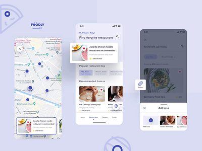 Food Frenzy Apps apps dashboard design designer dribbble food food app gradient interface mobile purple restaurant uidesign uiux uxdesign website white