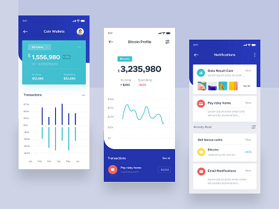 Manage finance apps