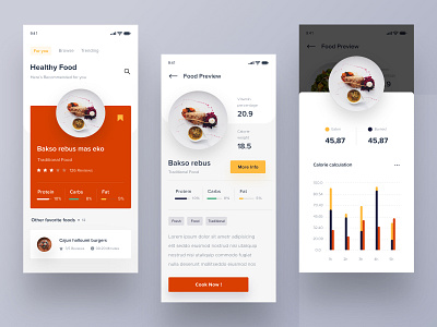 Food calorie app 2017 2018 apps branding clean dashboard design designer desktop dribbble illustration interface landing logo minimalist mobile smooth typography user website