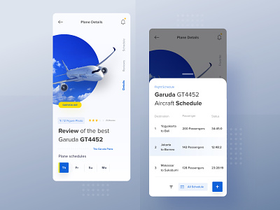 Flight Detail app apps branding clean dashboard design designer desktop dribbble illustration interface landing logo minimalist mobile smooth typography ui ux website