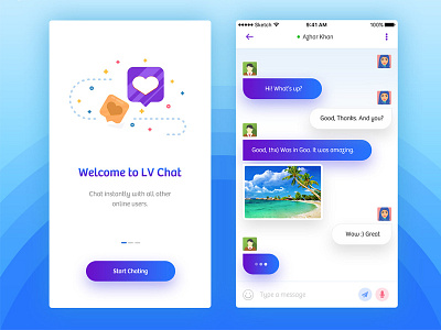 Mobile App - Chat Concept