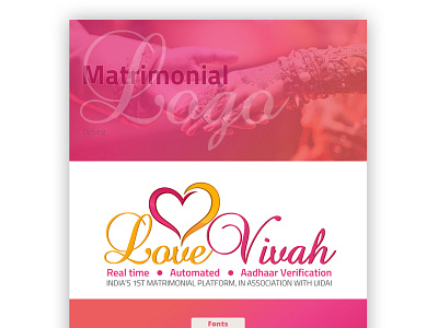 LoveVivah Logo Design branding logo design logodesign