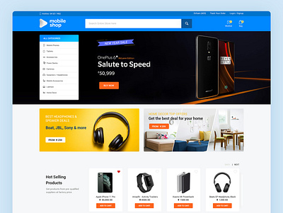 E-Commerce Website Concept ecommerce design landingpage layoutdesign website website design