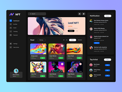 NFT buy sell website application clean crypto cryptocurrency cryptopunks dshboaard graphicdesign nft uidesign ux website