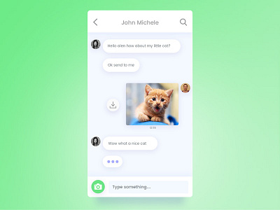 Messaging App Screen