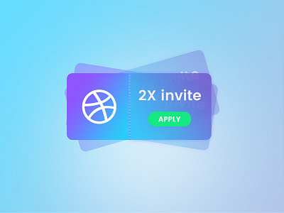 2 Dribbble Invite 2 apply button dribbble gradient invite ticket