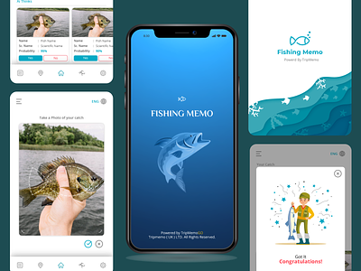 UI/UX DESIGN FOR FISHING MEMO branding design graphic design ui ux
