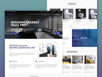 WEB DESIGN FOR KALISIA branding design ui ux