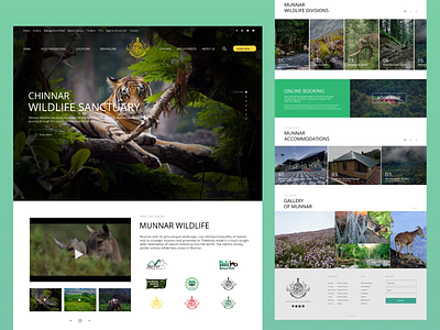 MUNNAR WILDLIFE WEBSITE DESIGN