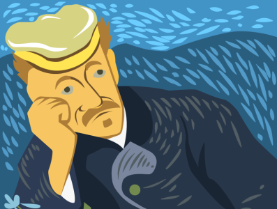 Portrait Of Dr Gachet Vincent Van Gogh 1890 By Dmg B On Dribbble   Portrait Of Dr Gachet 