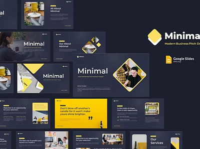 Modern Business Pitch Deck Google Slides Template keynote powerpoint ppt template