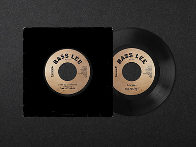 Bass Lee Music - Vinyl Design (7 Inch) brand brand identity branding branding and identity branding concept cover logo mario rivera minimal music reggae vinyl cover vinyl record