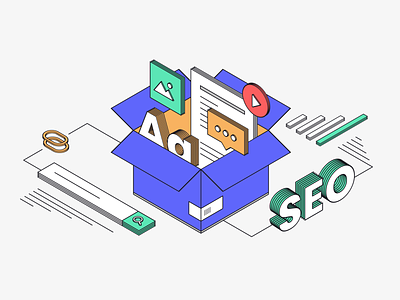 Stellar SEO Content The Fastest Route to the Top of Google branding content fast illustration isometric marketing top web