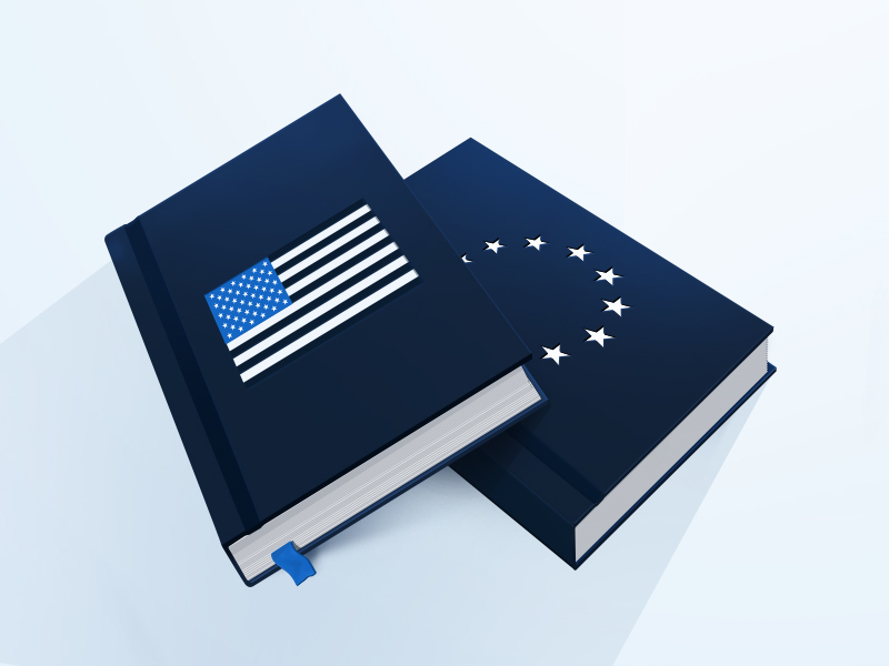 Eu vs. Usa Consumer Privacy Laws books design illustration law perspective web