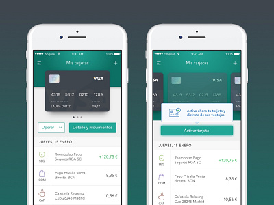 Banking mobile app app banking creditcard mobile