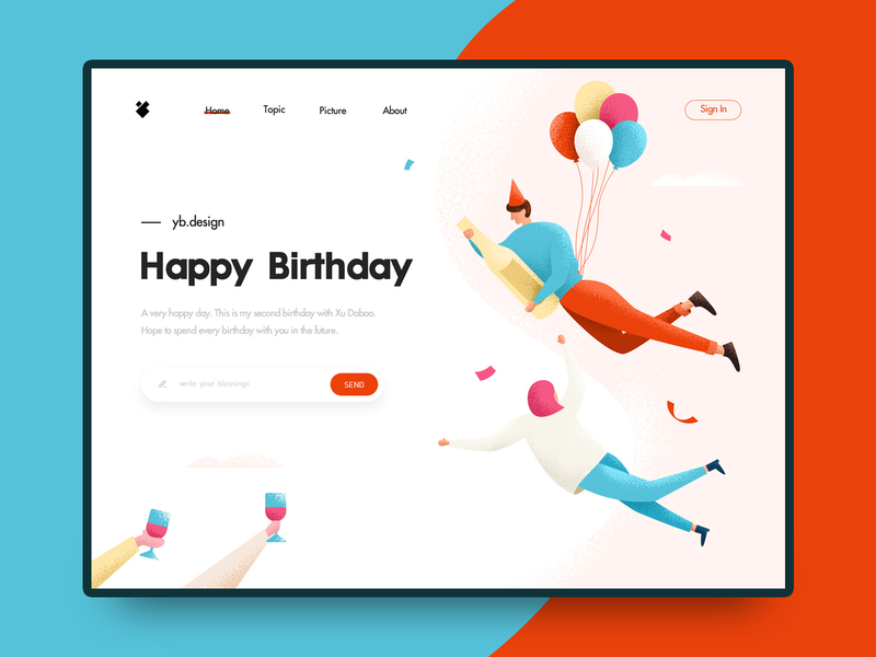 Happy Birthday by Beao Yang on Dribbble