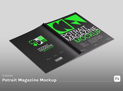 Magazine Mockup gift box mockup mockups photoshop