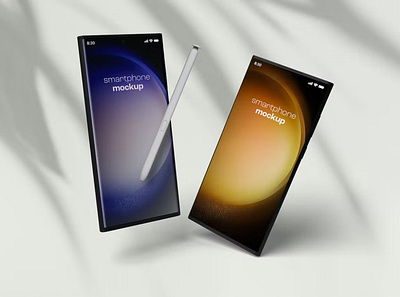 Smartphone Mockup Samsung Galaxy S23 Ultra bussines bussines card mockup mockups
