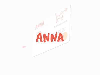 ANNA - Visually Satisfying 3D Card Fan 3d ad advert animation design fintech fintech startup graphic design growth growth marketing marketing