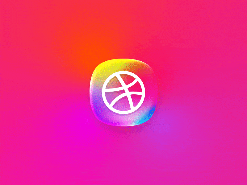 dribbble icon animation color design gif icon logo