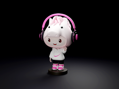 Hooooorse 3d girl headset horse