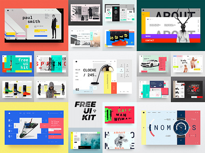 HeaderZ | FREE UI KIT by Hristo Hristov on Dribbble