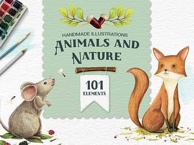 Animals and Nature - Design Kit