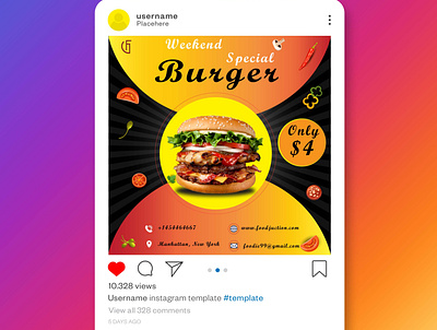 Social Media Post facebook facebook post food graphic design instagram social media social media post