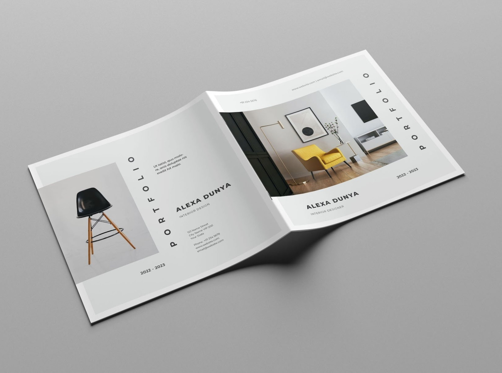 Square Interior InDesign Template #8 by PohonPisang on Dribbble
