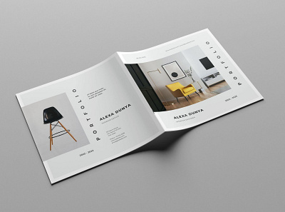 Square Interior InDesign Template #8 app branding design graphic design illustration logo typography ui ux vector