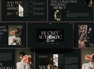 Buckey - Powerpoint Presentation #1 app branding design graphic design illustration logo typography ui ux vector