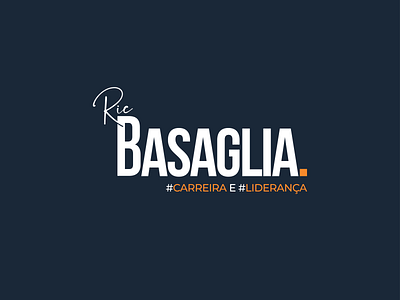 RicBasaglia Logo career leadership logo personal branding personal id personal logo signature