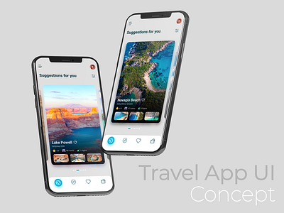 Travel App UI Concept app figma travel traveling ui user interface ux